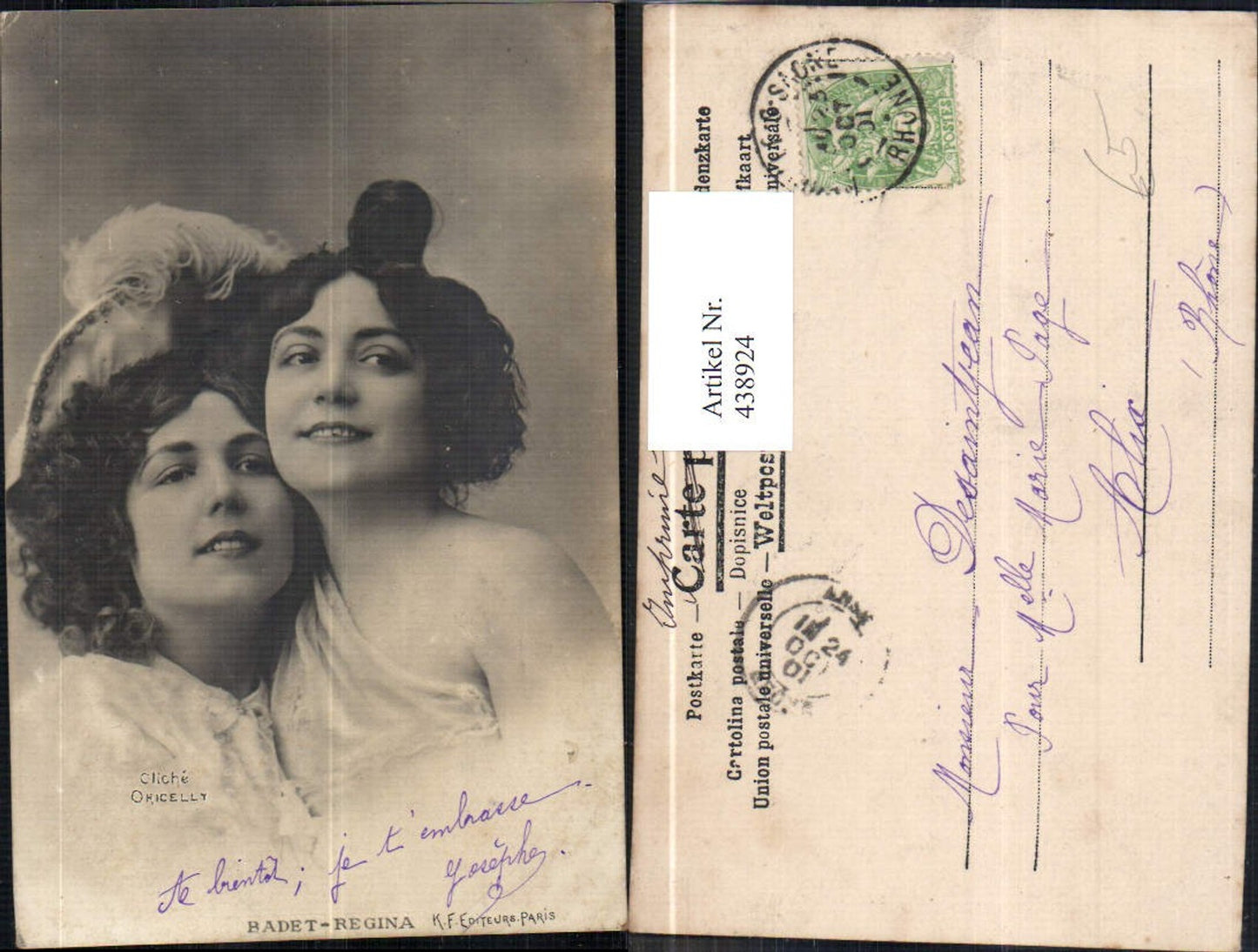 438924,Frauen Hut Federhut Portrait