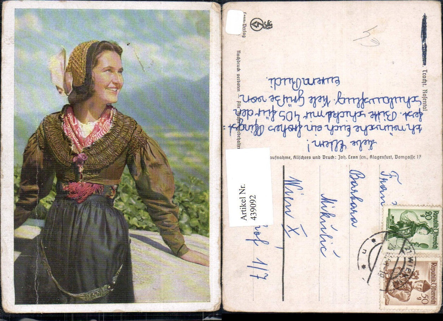 Alte Ansichtskarte – Old Postcard