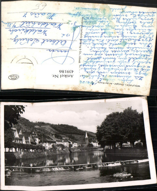 439186, Wolfach im Kinzigtal, partial view of the Kinzig River weir