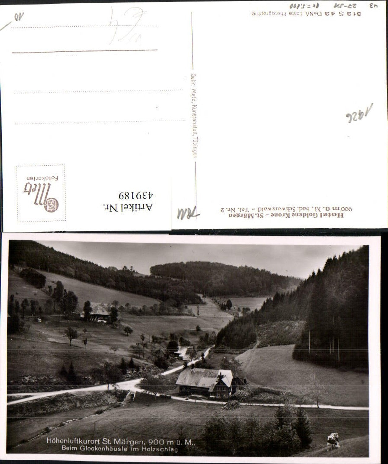 439189,St. Märgen Glockenhäusle im Holzschlag
