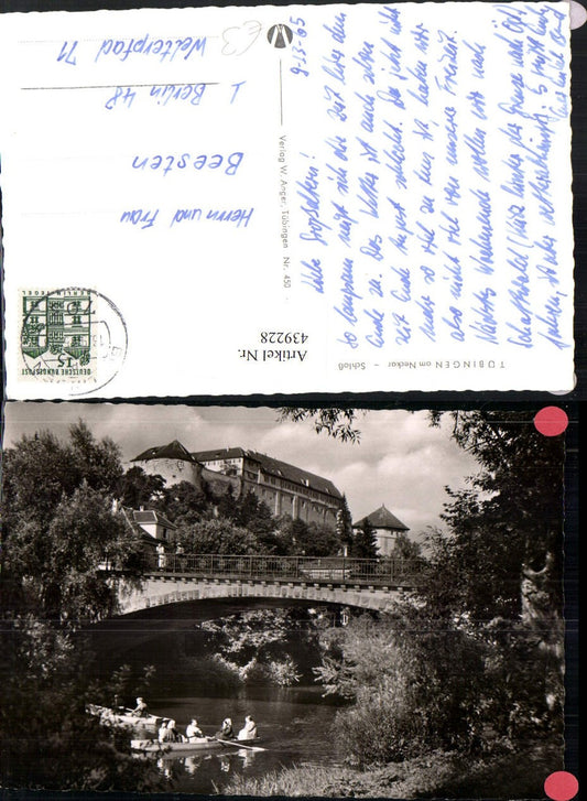 439228, Tübingen am Neckar, Schloss Brücke