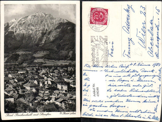 439248,Bad Reichenhall Totale m. Staufen Bergkulisse pub Foto O. Beer