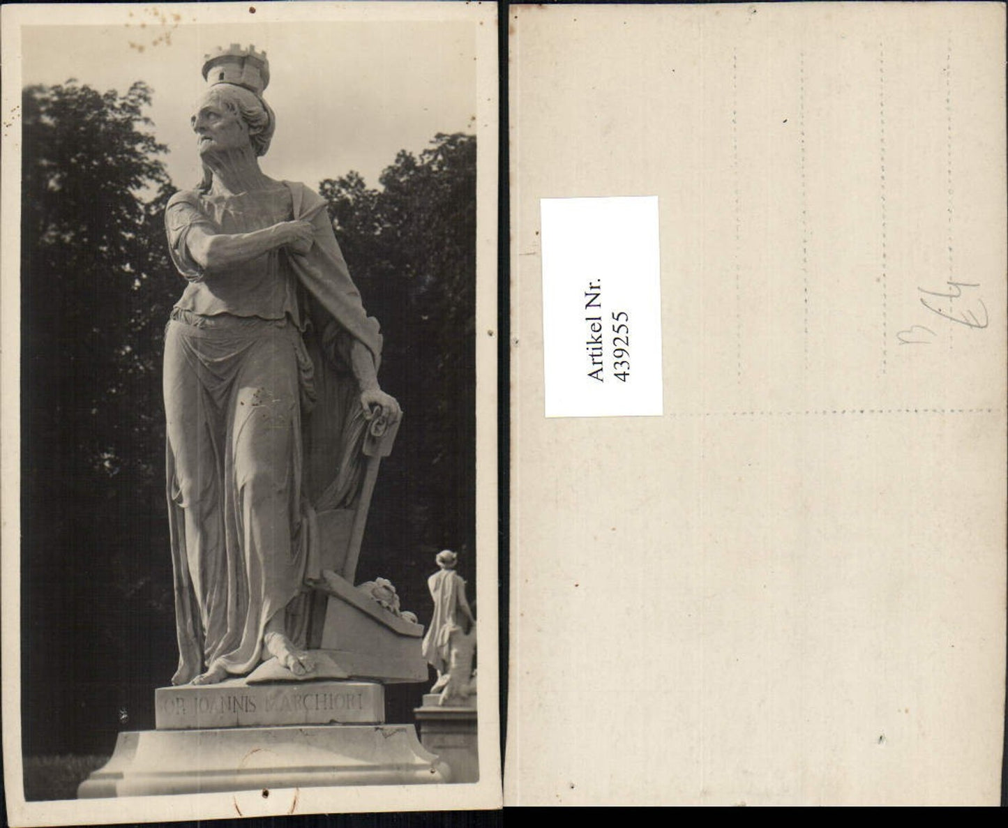 439255, Munich Nymphenburg Joannis Marchiori Statue