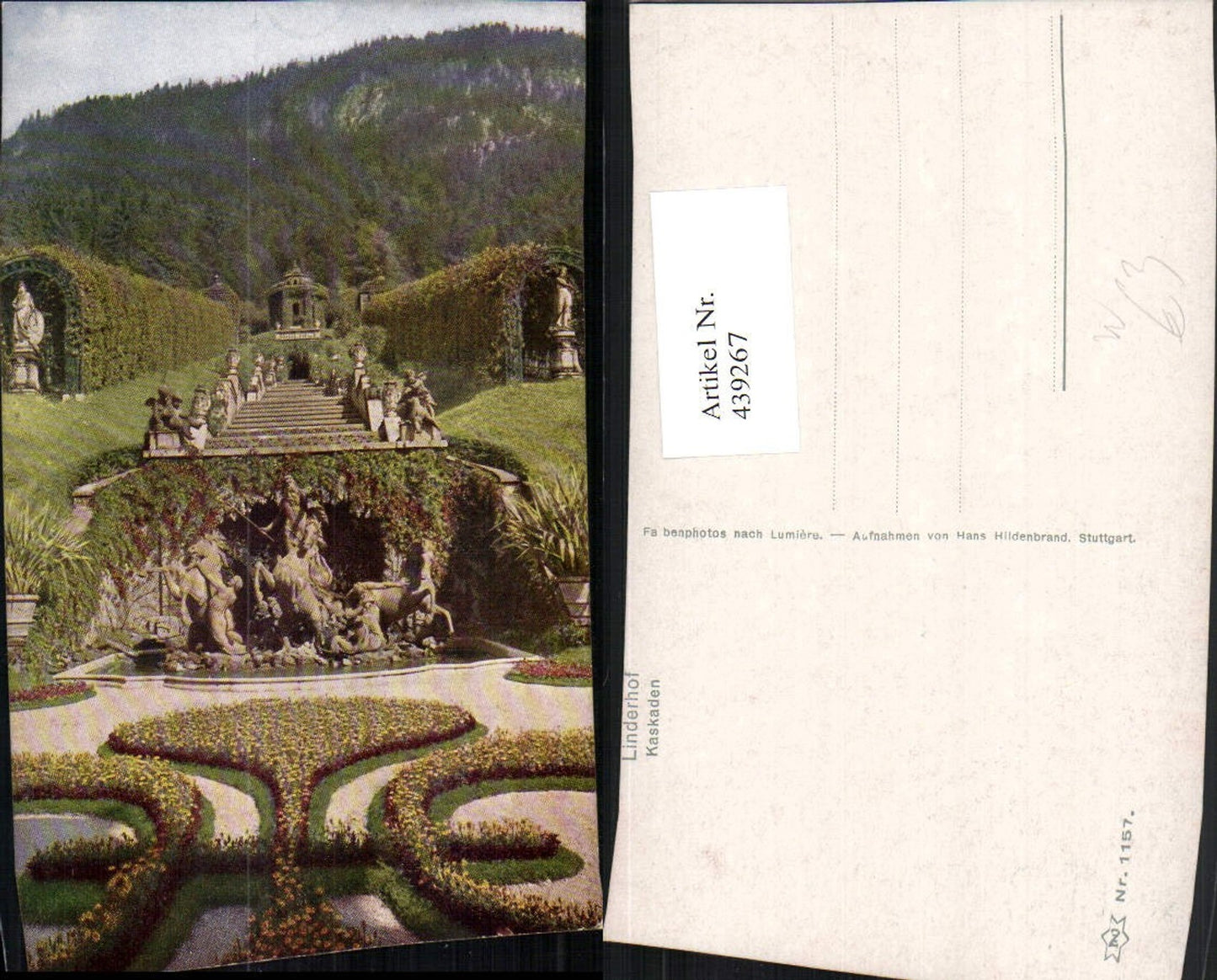 439267,Linderhof b. Ettal Kaskaden Brunnen pub Novolito 1157
