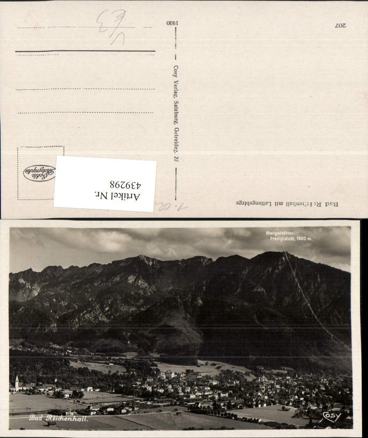 439298,Bad Reichenhall Totale m. Lattengebirge Bergkulisse pub Cosy