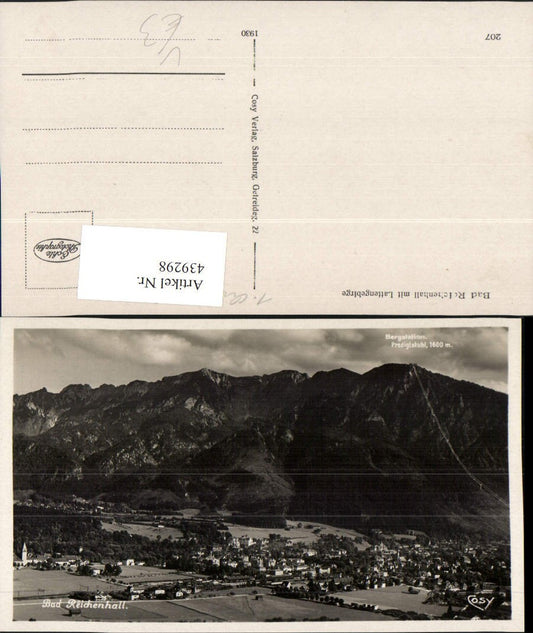 439298,Bad Reichenhall Totale m. Lattengebirge Bergkulisse pub Cosy