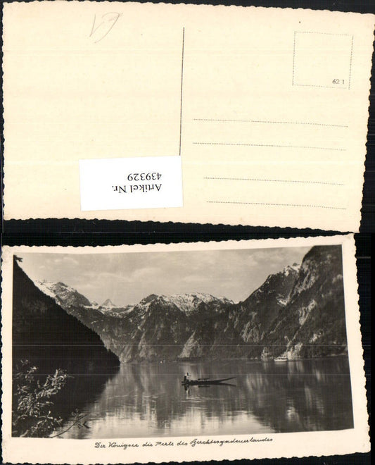 439329,Königssee See b. Schönau Zille Bergkulisse