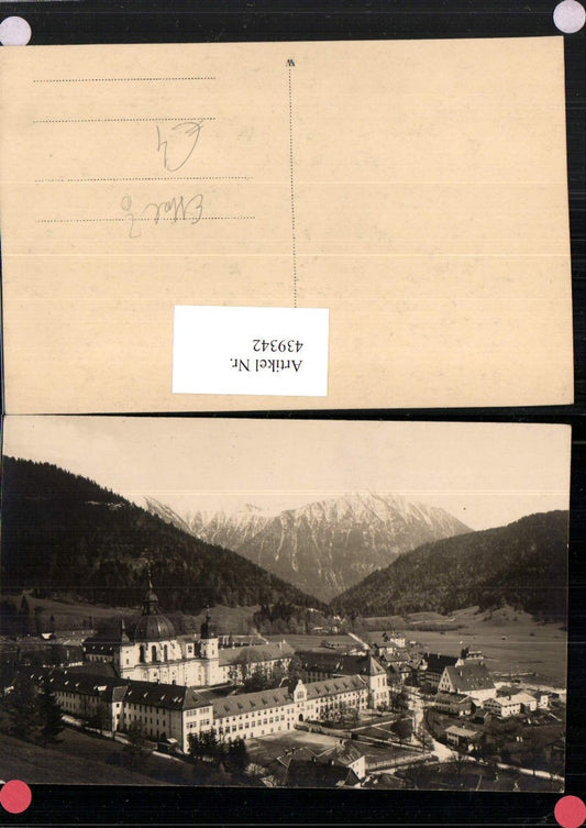 439342,Ettal Totale Kloster Bergkulisse