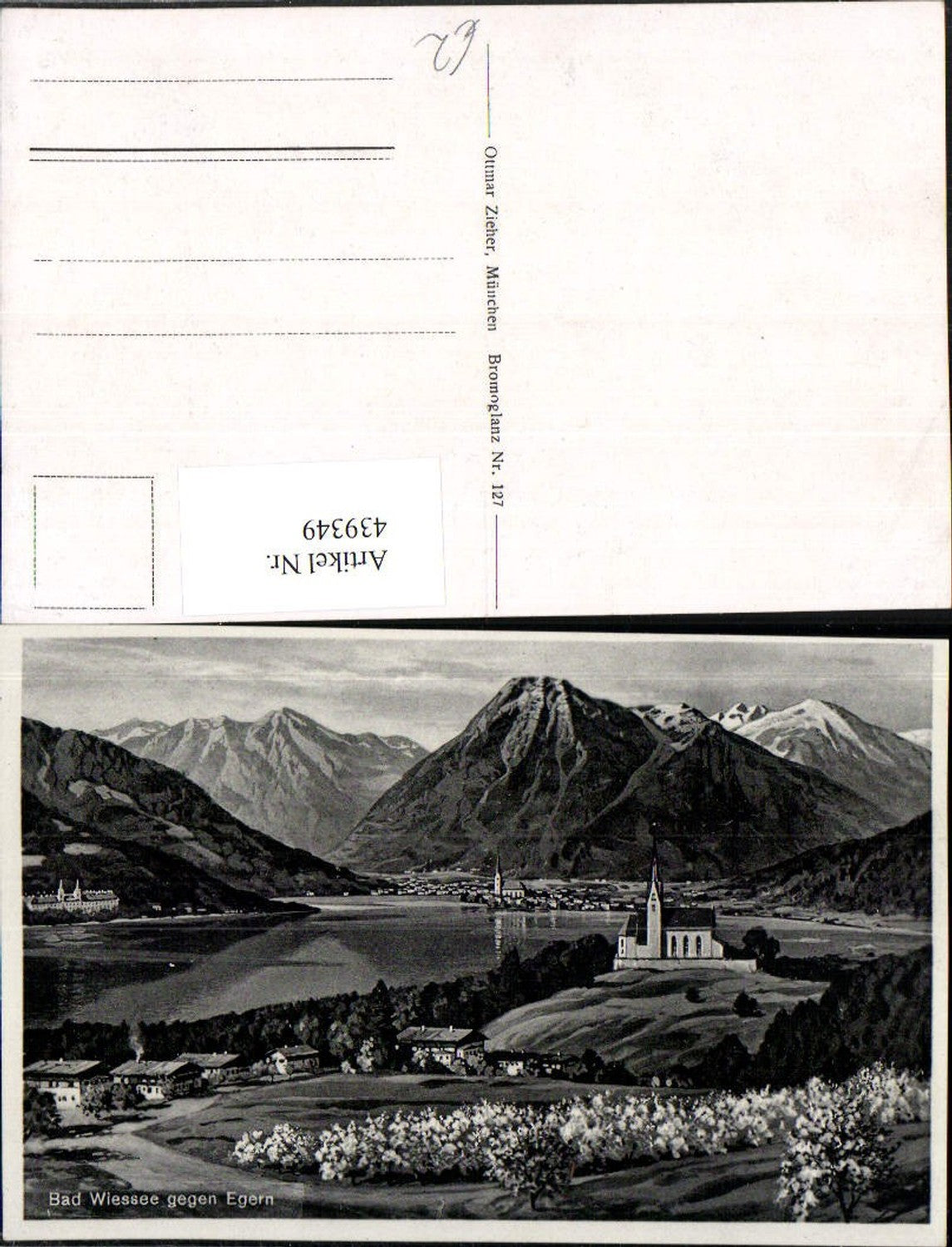 439349,Bad Wiessee Totale geg. Egern Bergkulisse