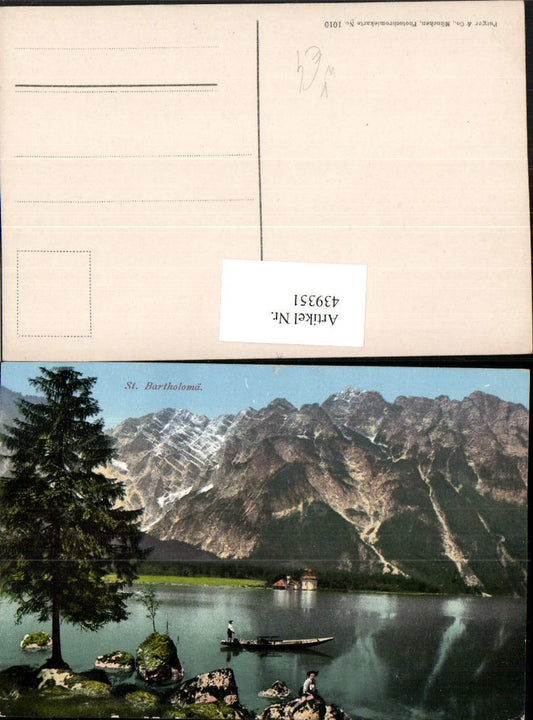 439351,St. Bartholomä am Königssee b. Schönau Bergkulisse pub Purger & Co 1010