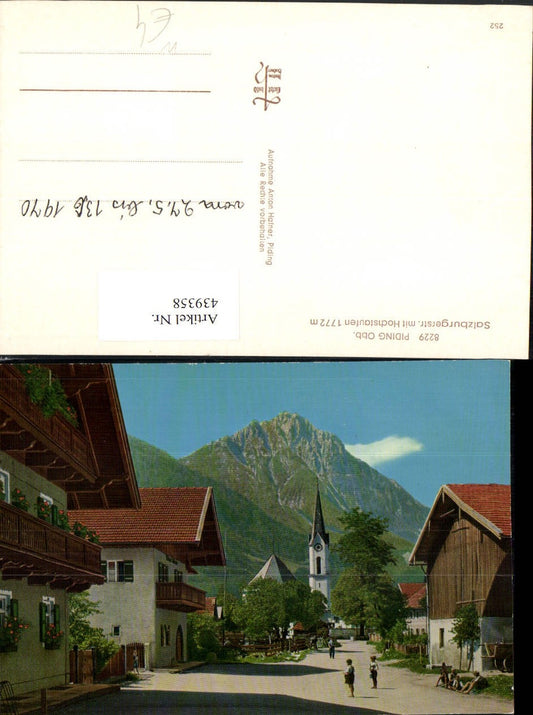 439358,Piding Salzburgerstraße m. Hochstaufen Bergkulisse