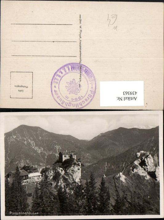 439363,Pürschlinghäuser b. Unterammergau Bergkulisse