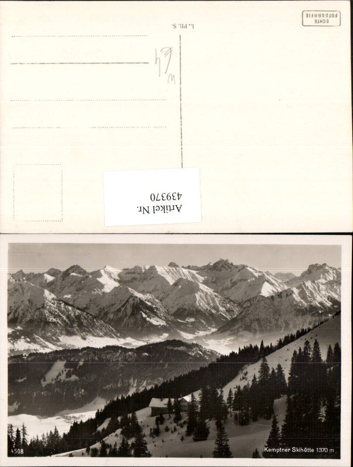 439370, Kemptner Skihütte Berghütte near Oberstdorf mountain scenery