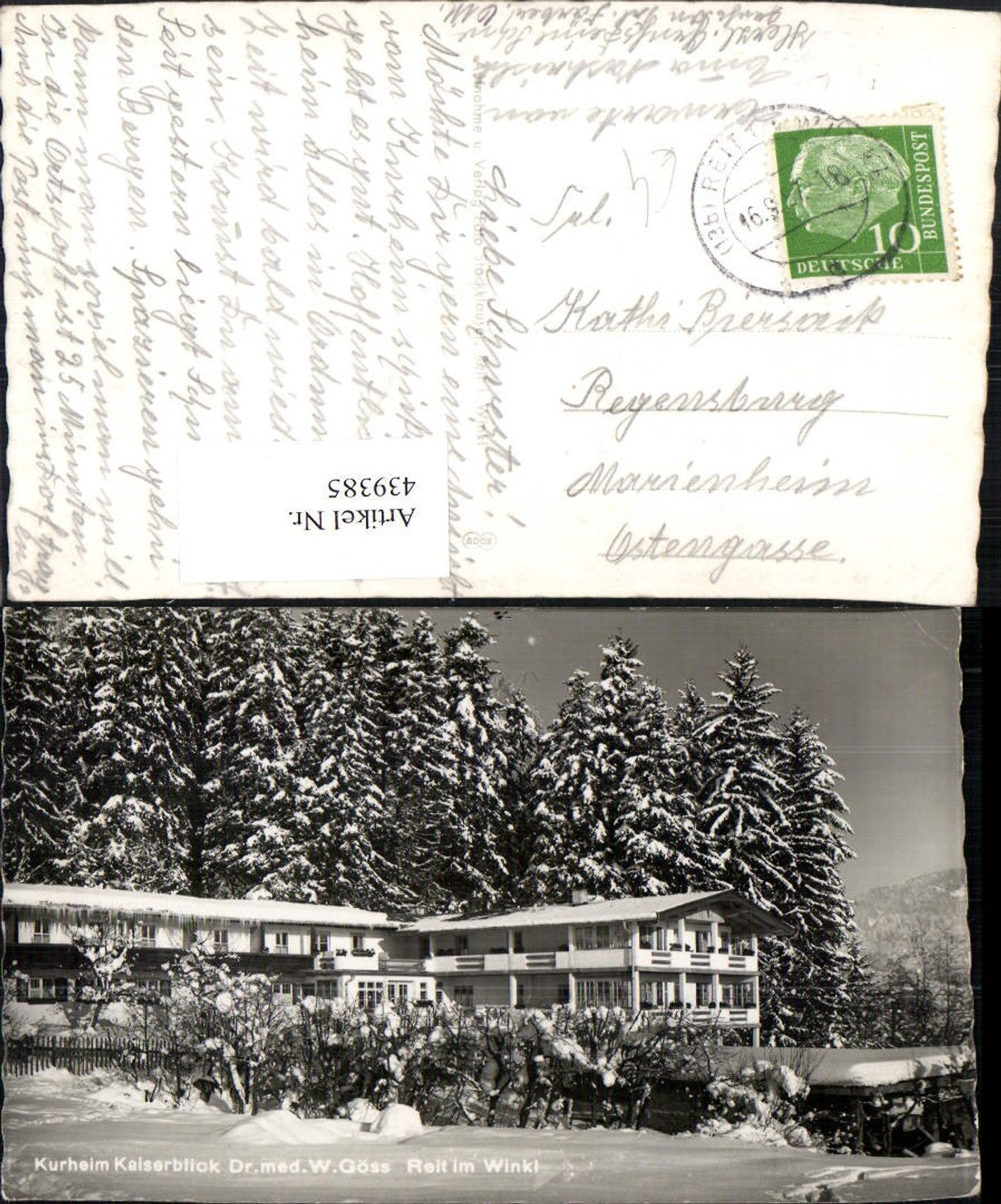 439385,Reit im Winkl Kurheim Kaiserblick Winterbild