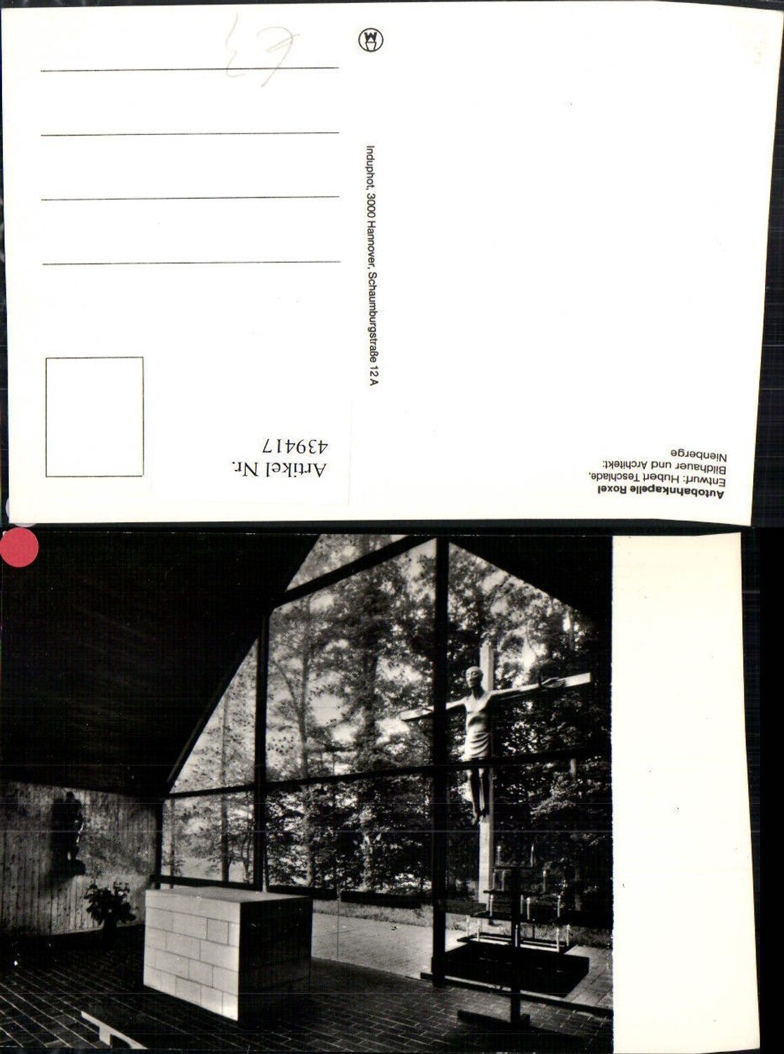 439417,Münster Roxel Autobahnkapelle Innenansicht