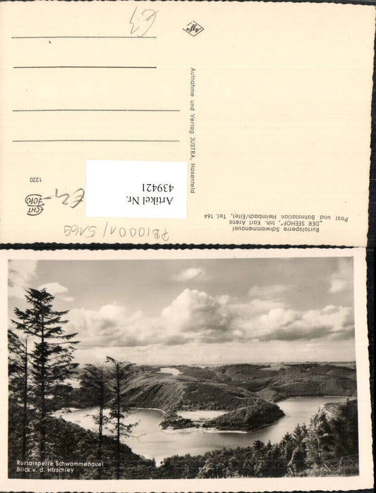 439421,Rurtalsperre Schwammenauel b. Heimbach in d. Eifel