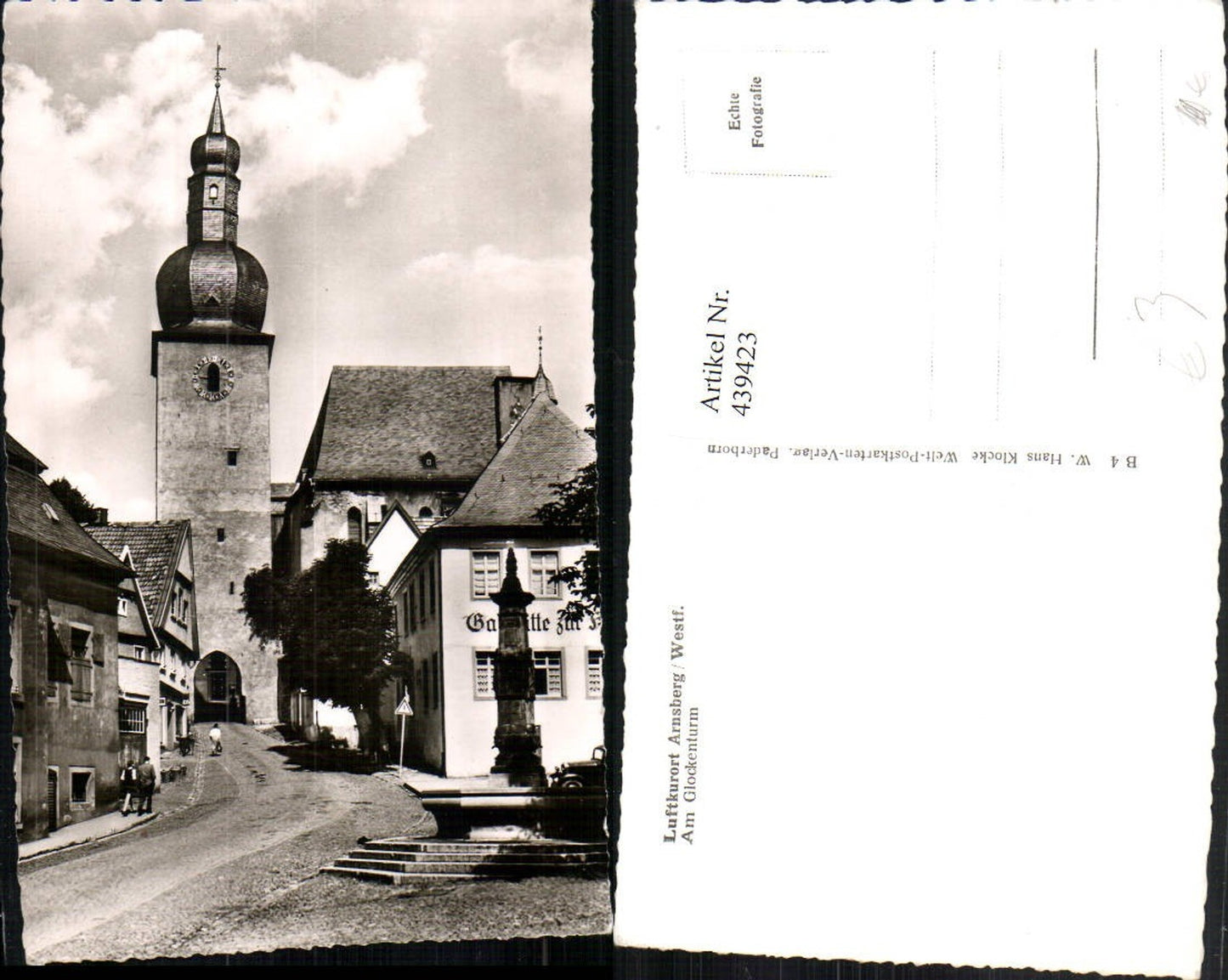 439423,Arnsberg Glockenturm Turm Tor Straßenansicht