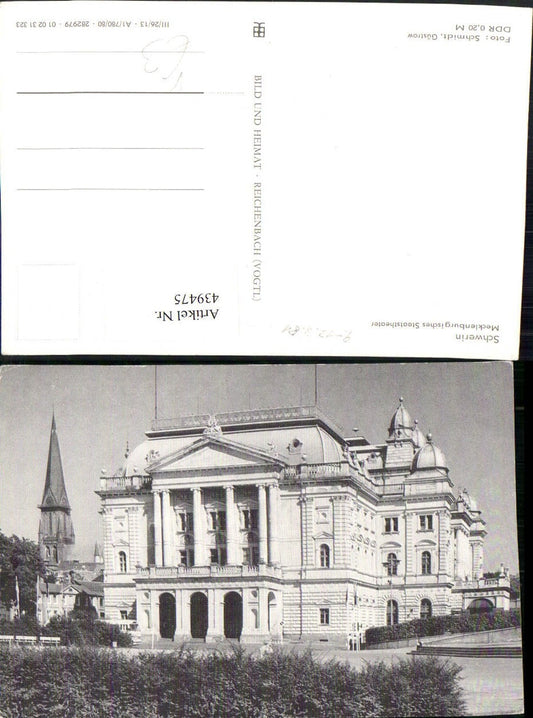439475,Schwerin Mecklenburgisches Staatstheater pub VEB