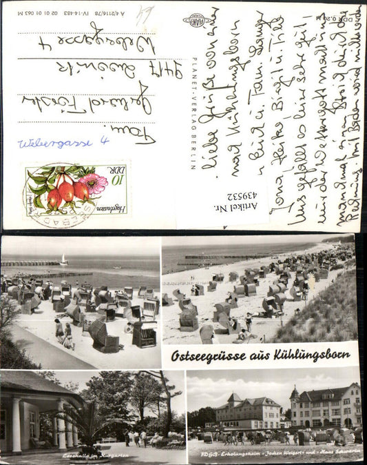 439532,Ostseebad Kühlungsborn Strand Strandleben Mehrbildkarte