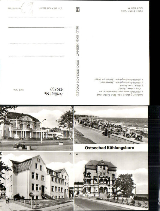 439537,Ostseebad Kühlungsborn Strand Schwimmhalle Mehrbildkarte pub VEB