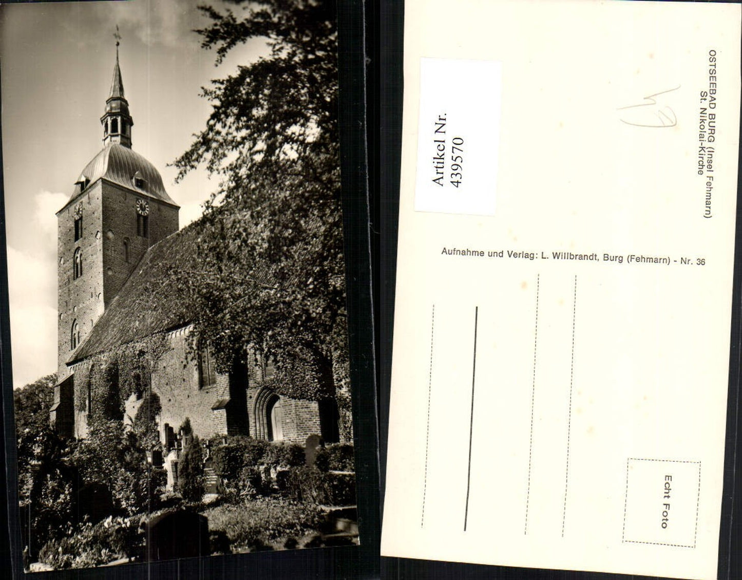 Alte Ansichtskarte – Old Postcard