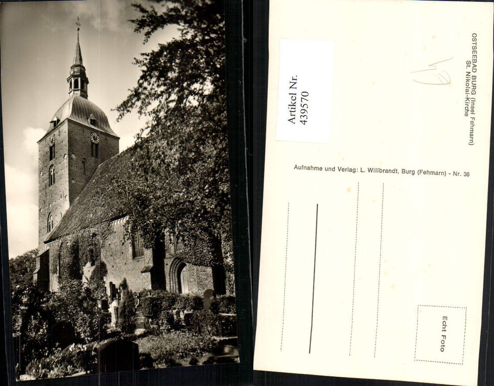 Alte Ansichtskarte – Old Postcard