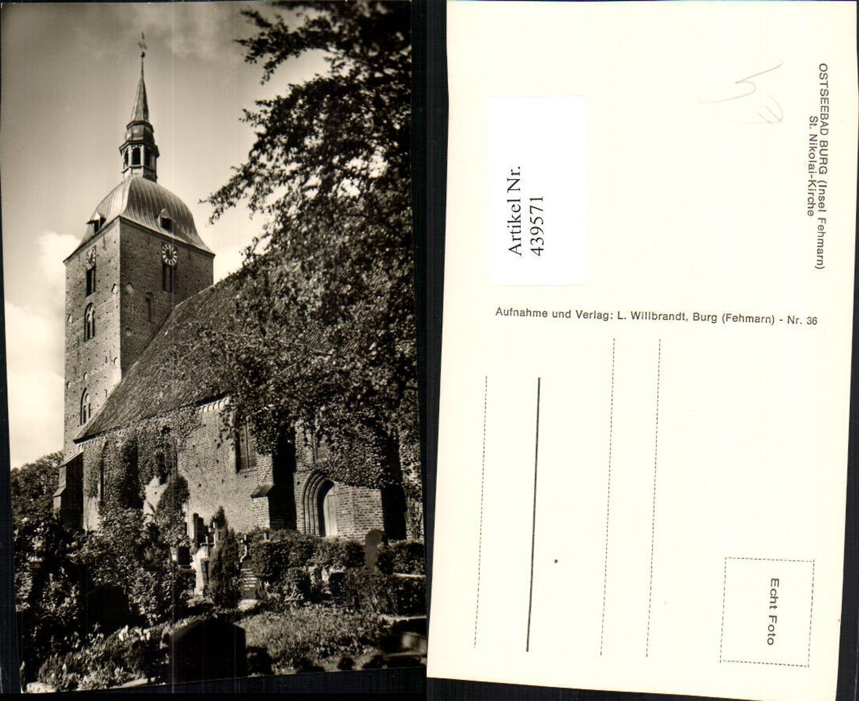 Alte Ansichtskarte – Old Postcard