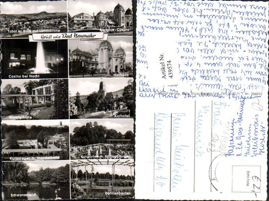 439574,Bad Neuenahr Totale Kurhaus Casino Kurhotel Schwanenteich Mehrbildkarte