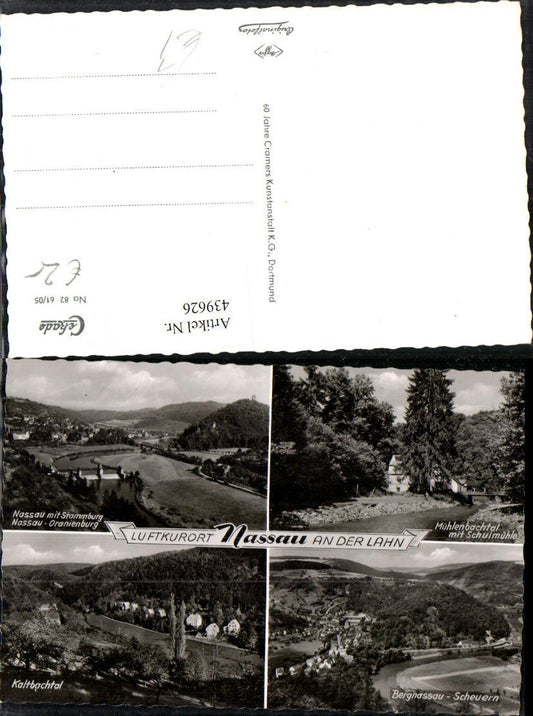 439626,Nassau an d. Lahn Totale Mühlenbachtal Kaltbachtal Mehrbildkarte