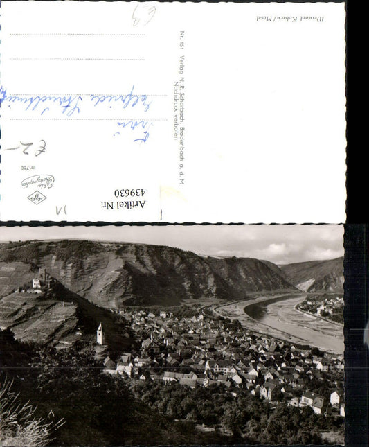 439630,Kobern an d. Mosel Totale m. Burg Ruine