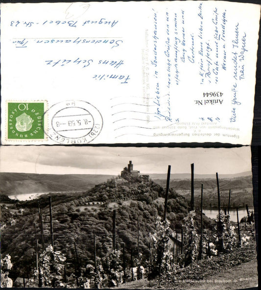 439644,Marksburg b. Braubach am Rhein