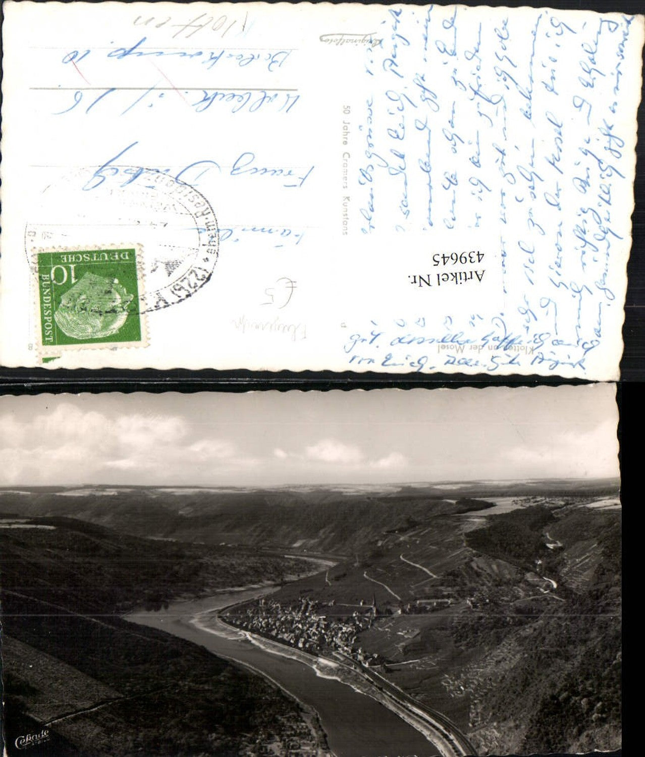 439645,Klotten an d. Mosel Totale Fliegeraufnahme