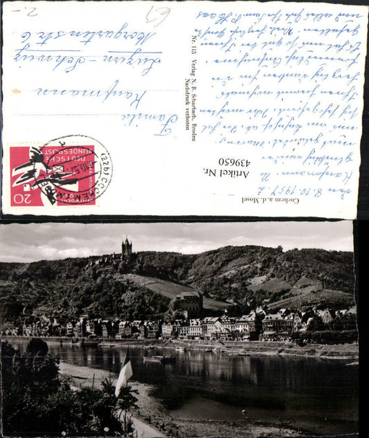 439650,Cochem an d. Mosel Totale m. Burg