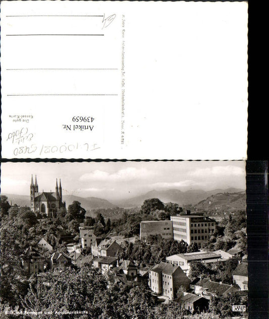 439659,Blick auf Remagen u. Apollinariskirche Kirche