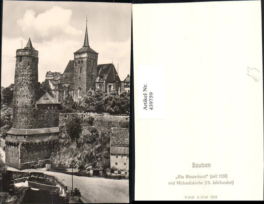 439759,Bautzen Alte Wasserkunst m. Michaeliskirche Turm
