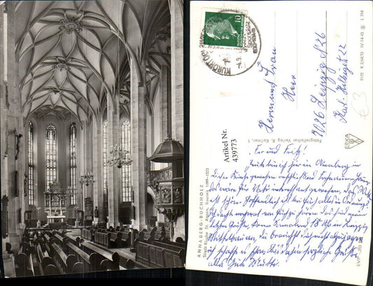 439773,Annaberg-Buchholz Stadt-Kirche St. Annen Innenansicht