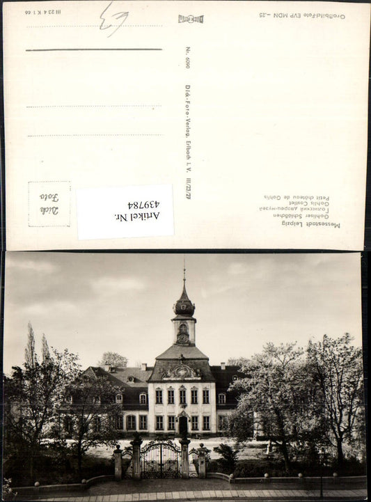 439784,Leipzig Gohliser Schlösschen Schloss