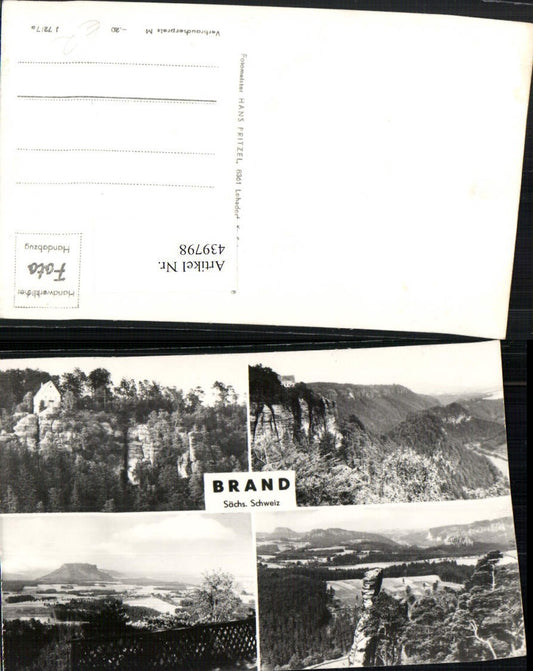 439798,Sächsische Schweiz Brand Felsen Mehrbildkarte