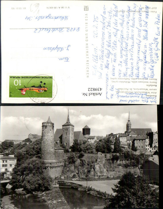 439822,Bautzen Wasserkunst Kirche Wasserturm pub VEB