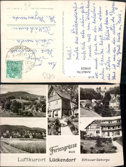 439829,Lückendorf Totale Kurhaus Mehrbildkarte