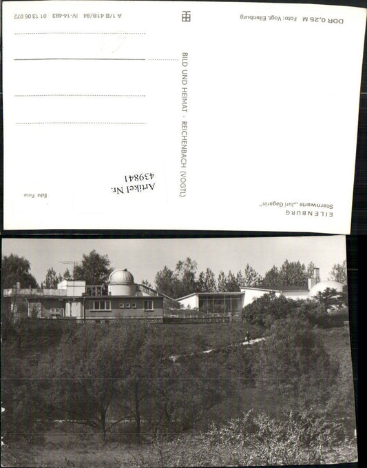 439841,Eilenburg Sternwarte Juri Gagarin pub VEB