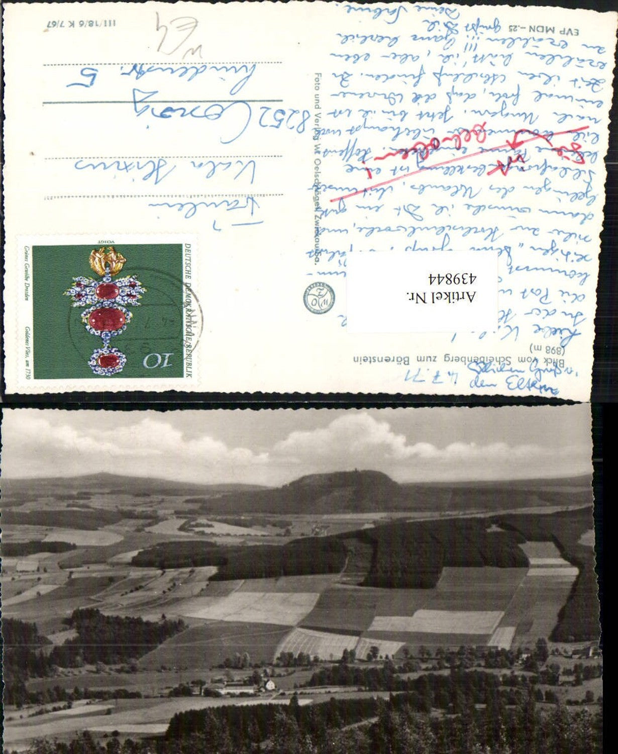 439844,Blick vom Scheibenberg zum Bärenstein