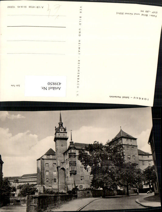 439850,Torgau Schloss Hartenfels pub VEB