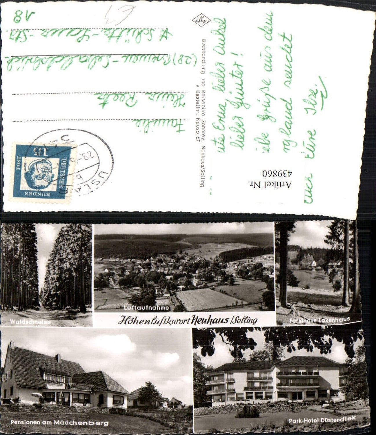 439860,Neuhaus Solling Totale Forsthaus Waldschneise Pension Mehrbildkarte