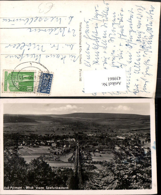439861,Bad Pyrmont Totale vom Spelunkenturm