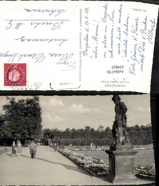 439863,Hannover Großer Garten Statue