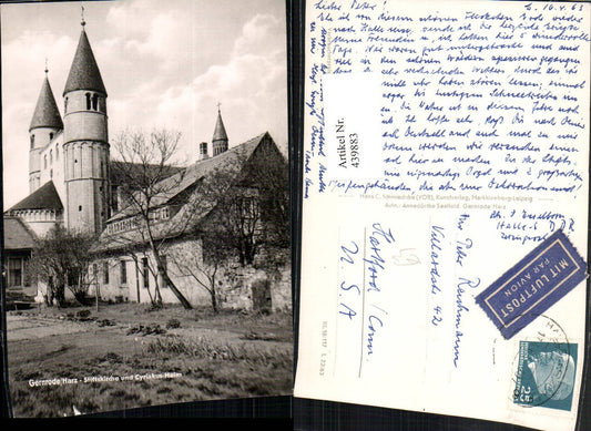 439883,Gernrode im Harz Stiftskirche Kirche u. Cyriakus-Heim