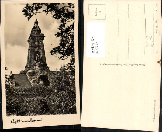 439922,Kyffhäsuer Denkmal b. Bad Frankenhausen