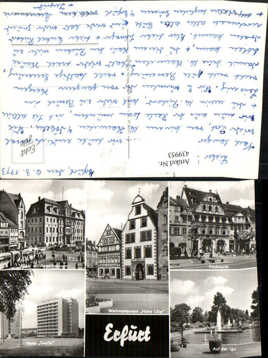 439953, Erfurt Fish Market Wine Restaurant Hotel Multi-image map
