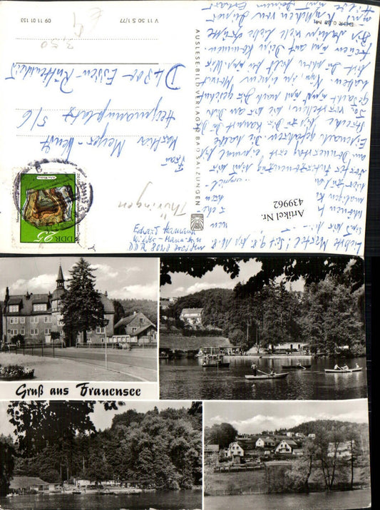 439962, Frauensee partial view lake boats multi-view map